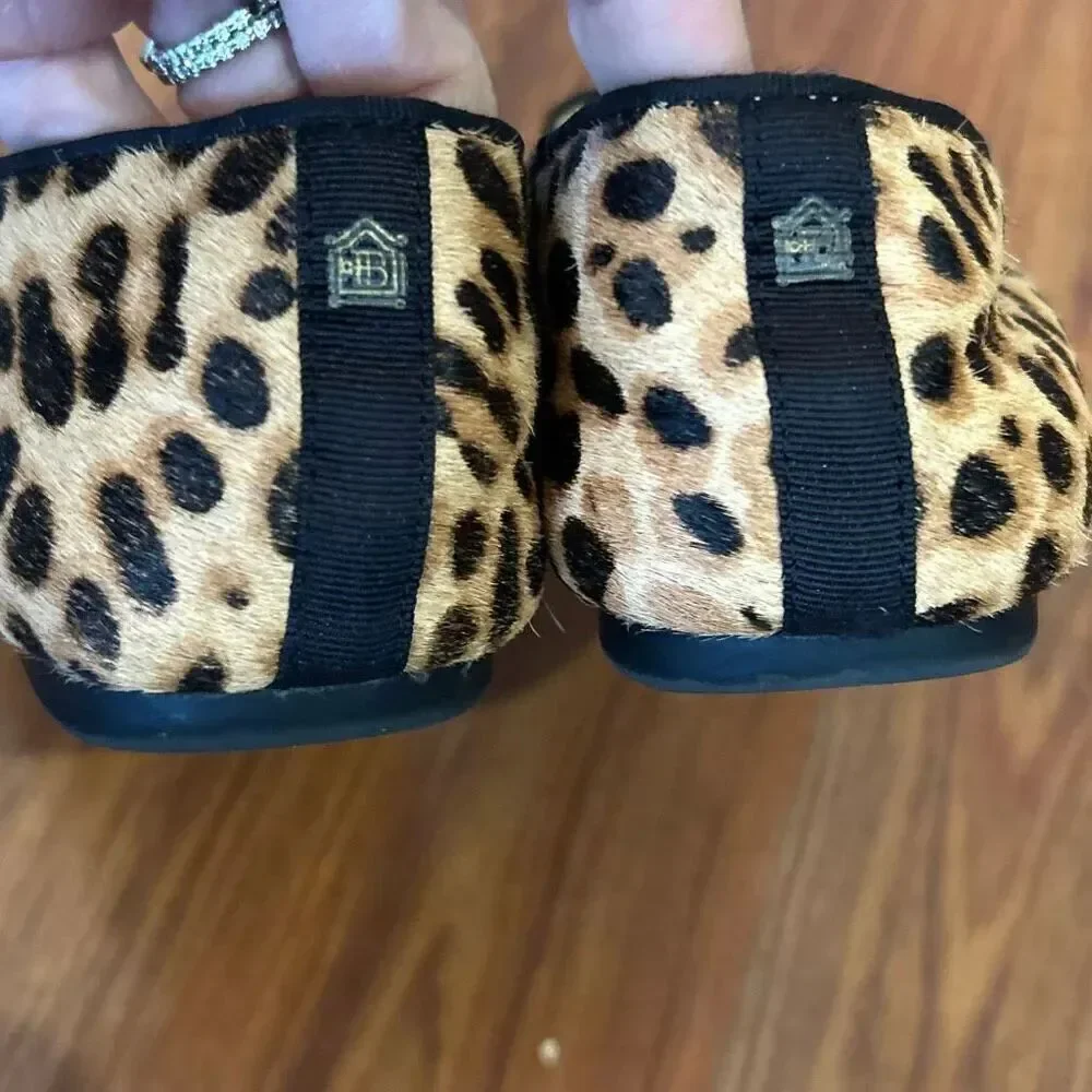 Birdies leopard print for flats size 6
